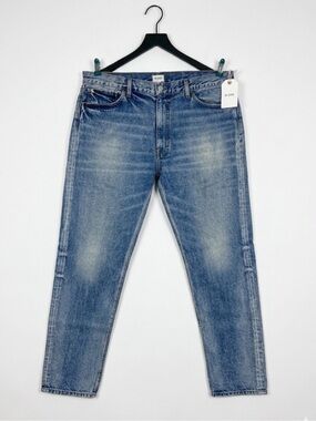 RE/DONE Men’s 90s Slim Fit Jeans Mid Worn Light Blue Denim 36 $335 NWT